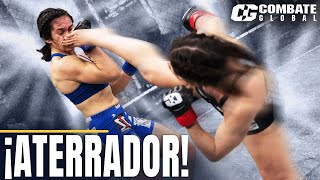 ¡No CREERÁS en esta PALIZA ATERRADORA! | Camila Rivarola vs Stephanie Frausto | Combate Global 29