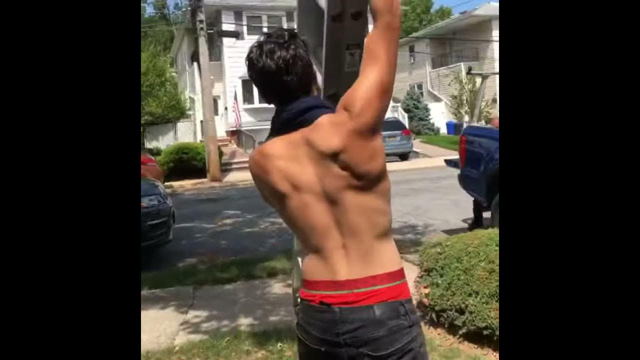 How to carry a 32 foot ladder YouTube