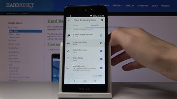 How to Clear Browsing Data in BLU Advance 5.2?