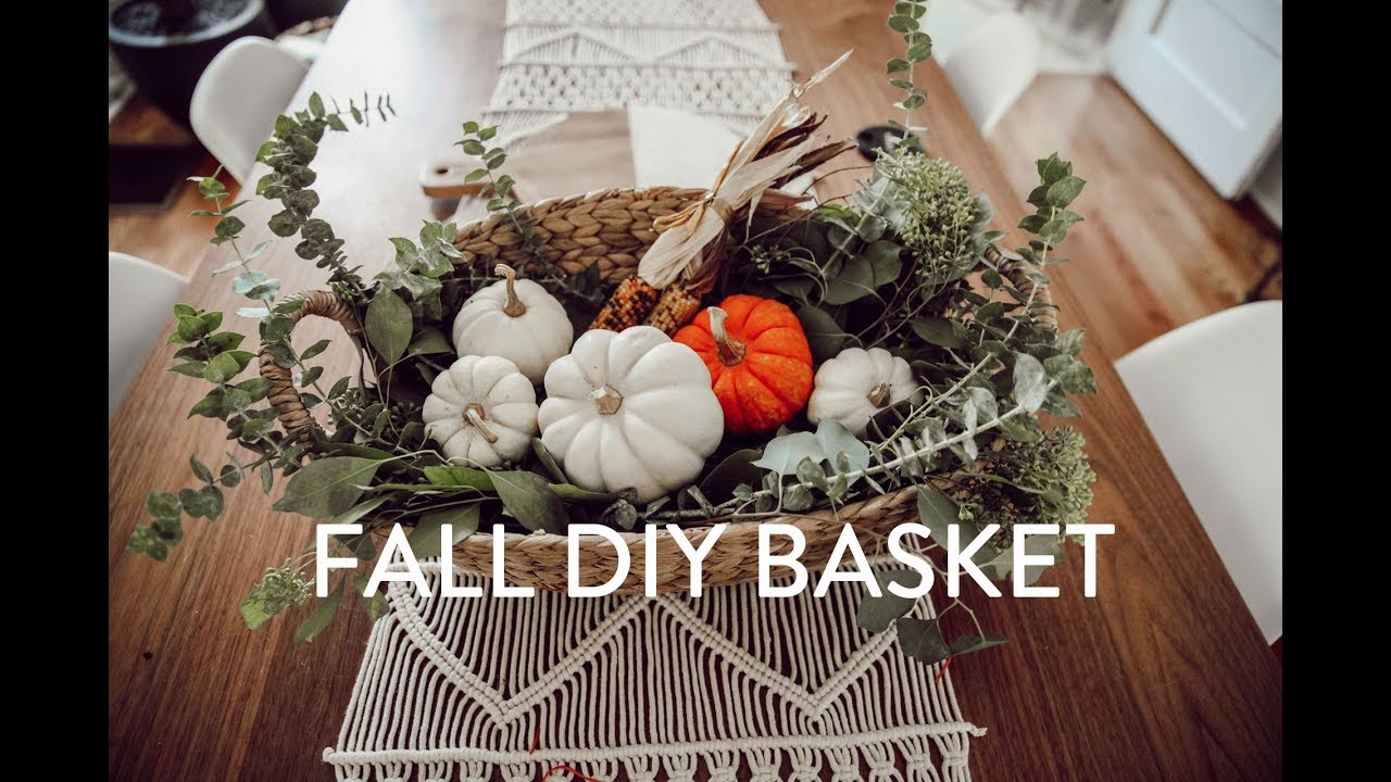 Fall Decor DIY Fall Basket for CHEAP YouTube