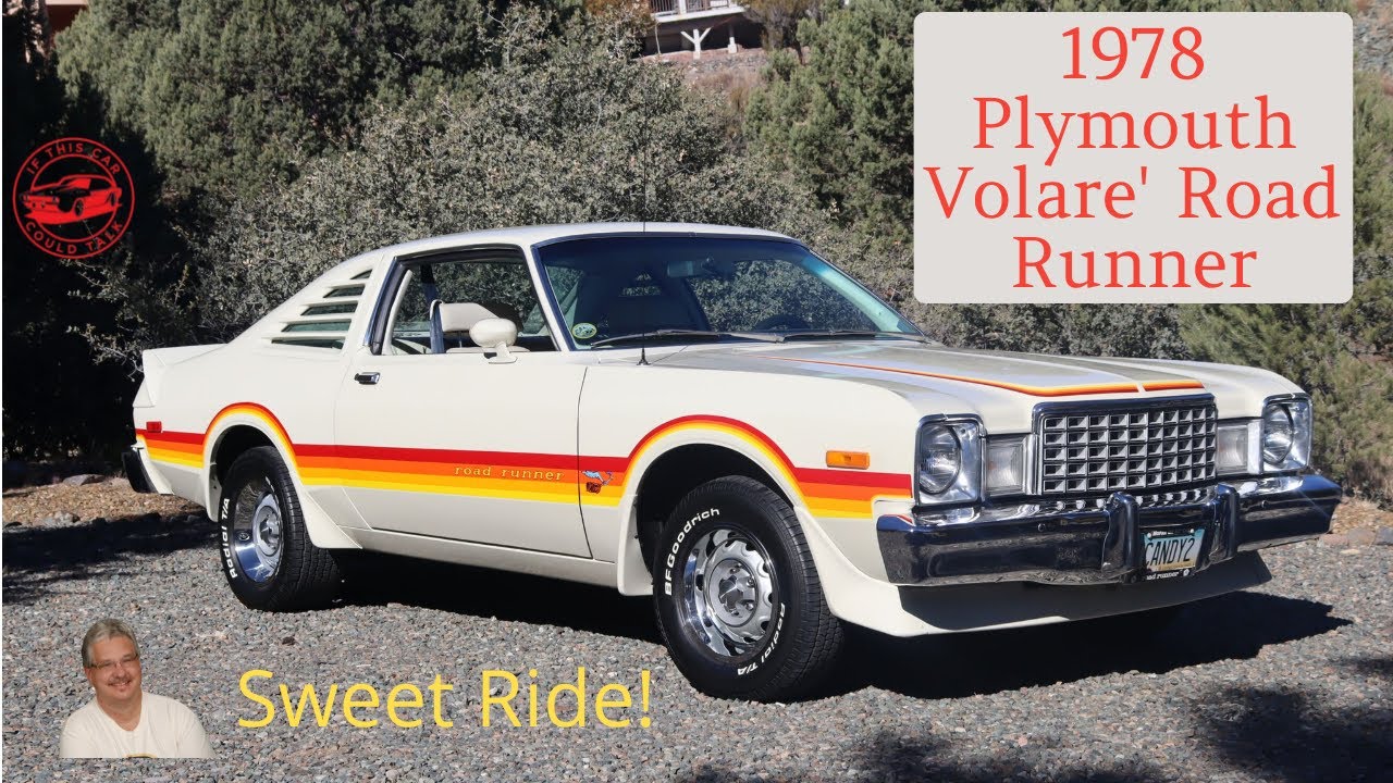 Meet this oh-so-cool 1978 Plymouth Volare' Road Runner!!  A rare machine from the Malaise Era!