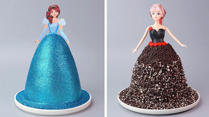 Pull Me Up Cake | Tsunami Cake | Tiktok Foodiebeats Cake |Tsunami Disney Tangled Princess Dress Cake