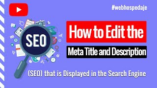 How to Edit the Meta Title and Description is Displayed in the Google Search Engine in WordPress