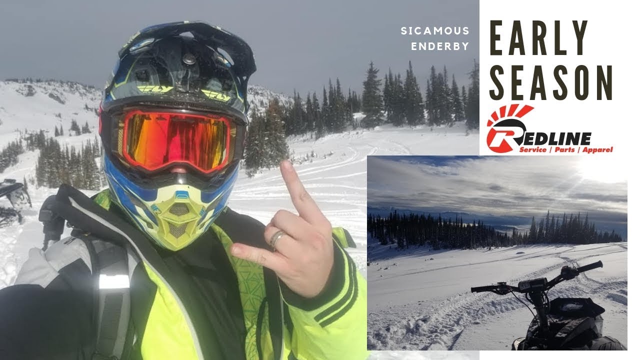 Sicamous snowmobiling early season YouTube