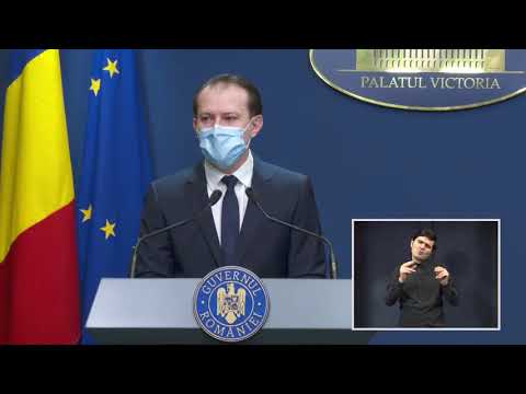 03/31/21: Briefing de presă susținut de premierul Florin Cîțu