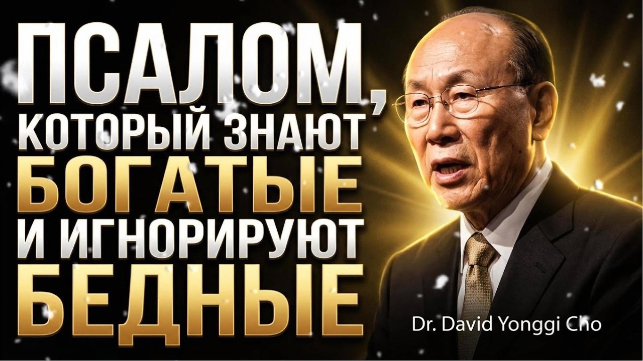 Псалом, который отделяет богатых от бедных | Д-р Дэвид Ёнги Чо