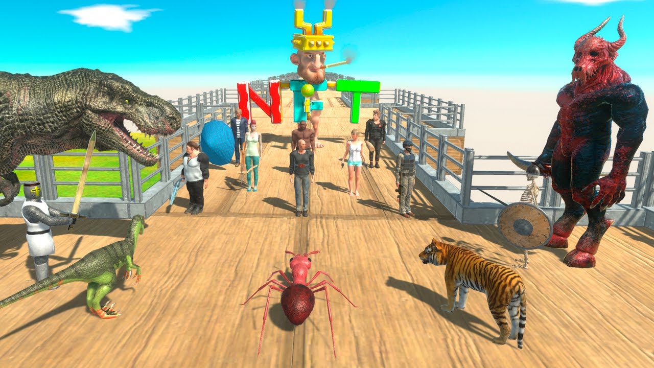 Modern Humans vs Every Faction - Animal Revolt Battle Simulator