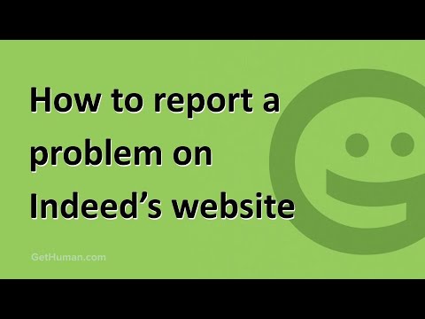 How to get customer help on Indeed.com's website