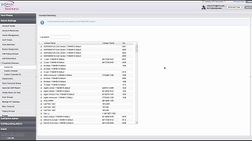 Primus Hosted Phone System - Contact Directory