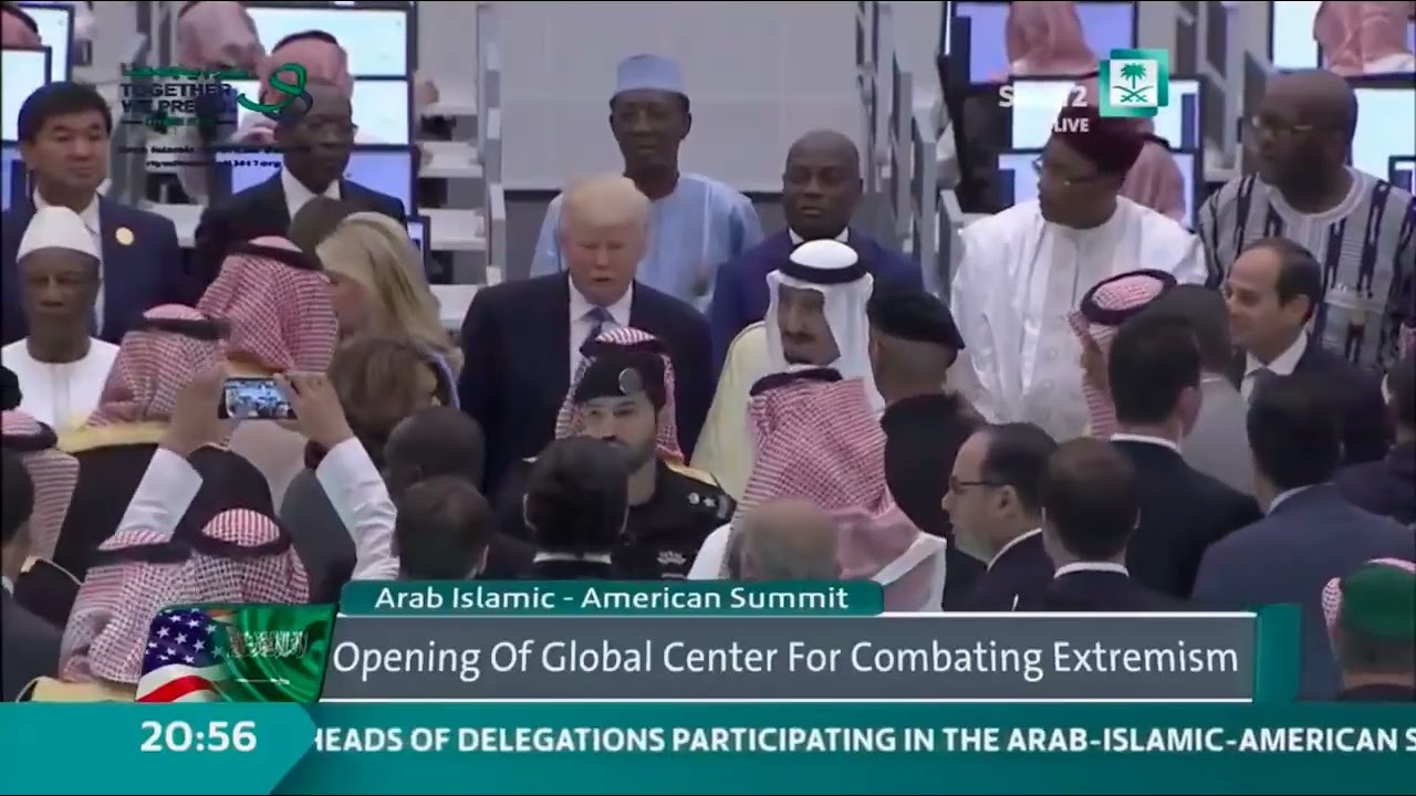 President Trump Attends Opening of Global Center for Combatting Extremism 5 21 17