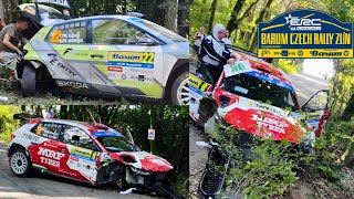 Saturday Highlights Erc Barum Czech Rally Zlín 2025 Crases And Mistakes