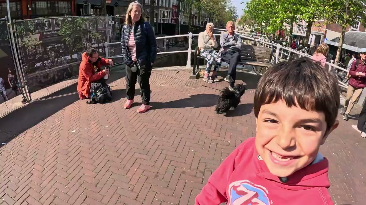 The Netherlands - Delft - Walking around the center - 4K - @Wandering_sPots
