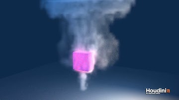 3D Smoke Simulation - Houdini render