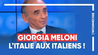 Eric Zemmour : Invité de BFM TV, je réagis aux élections italiennes