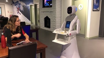 Amy Waitress in Action