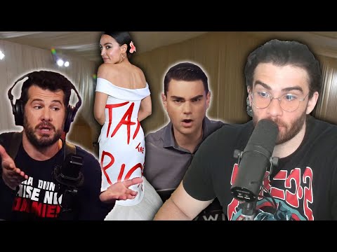 Thumbnail for Conservatives LOSE IT over AOC''s "Tax the Rich" Dress