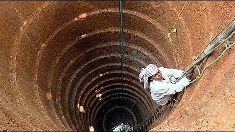 Amazing Fastest Well Digging by Hand - Extremely Ingenious Construction Workers