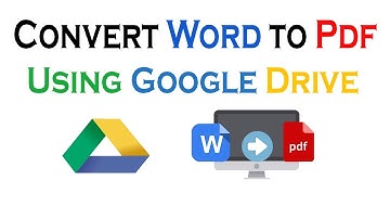 How to Convert Word to Pdf Using Google Drive for FREE Easily