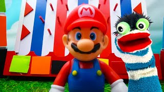 Fizzy y Super Mario Bro&#39;s Juegan El Juego De Discos | Videos Graciosos Para Niños