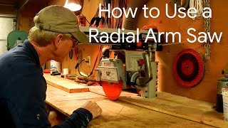 How to use a Radial Arm Saw #radialarmsaw