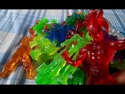 muñecos de goma de dragon ball z
