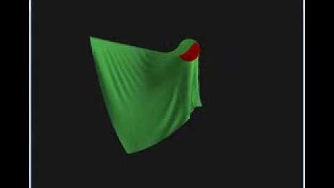 Cloth simulation on GPU