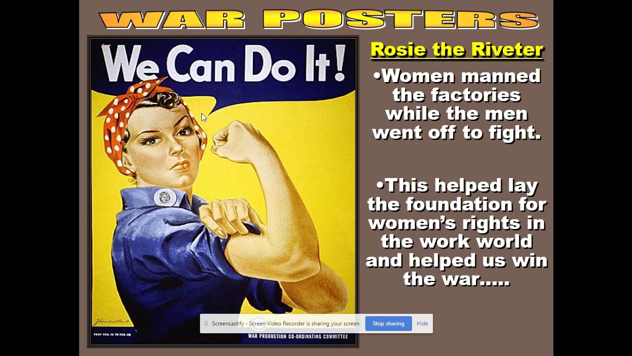 World War II Home Front Recorded Lecture - YouTube