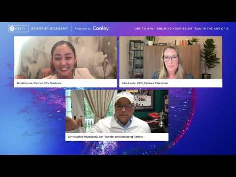 Hire to Win — Building Your Sales Team in the Age of AI | GSVtv Startup Academy
