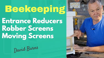 Beekeeping Entrance Reducers, Robber Screens & Moving Screens