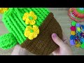 impresionante PATRÓN 3D¡ 🌵El Bolso a crochet más bonito que he tejido! Te enseño como hacerlo