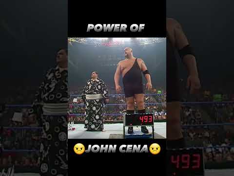 Power of John Cena 💪  #wwe #johncena