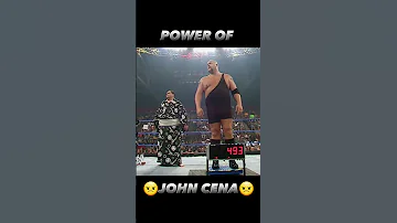 Power of John Cena 💪  #wwe #johncena