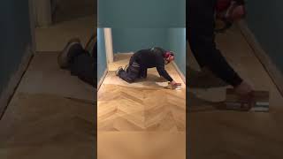 Filling hardwood floors is satisfying asmr shorts