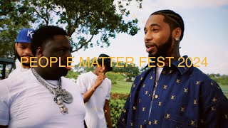 KEY GLOCK KENNY MUNEY BIG MOOCHIE GRAPE AND CEO JIZZLE AT PEOPLE MATTER FEST WEEKEND