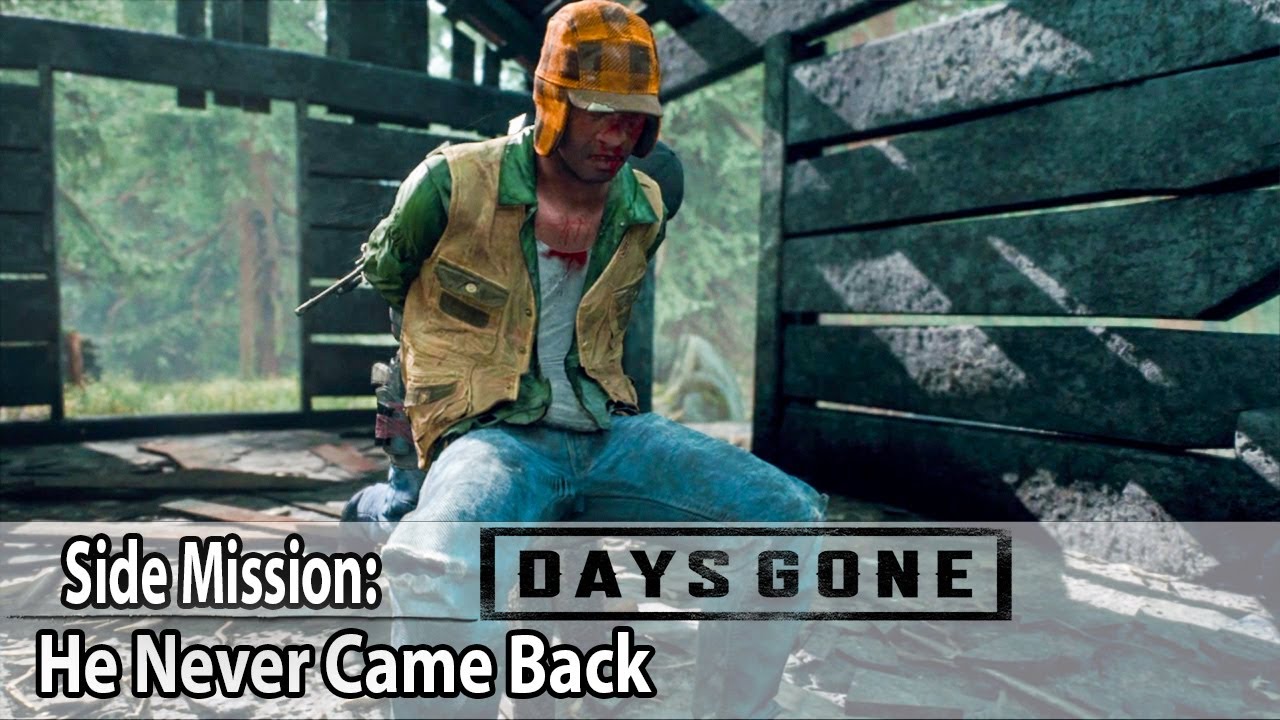 DAYS GONE Side Mission - He Never Came Back - DAYS GONE Mission (PS4)