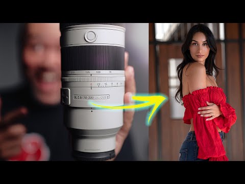 Sony 70-200mm f/2.8GM II Portrait Shoot BTS!