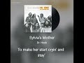 Cover - Sylvia&#39;s Mother (1972)