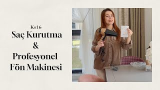 Pirantech Ks16 Saç Kurutma & Profesyonel Fön Makinesi