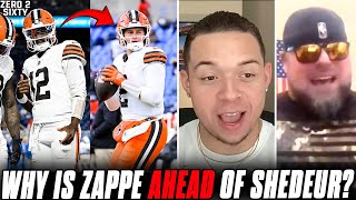Matt McChesney & Bailey Price DEBATE Why Bailey Zappe Is AHEAD Of Shedeur Sanders In Browns' QB Room
