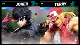 Super Smash Bros Ultimate Amiibo Fights – Request #21529 Joker vs Terry