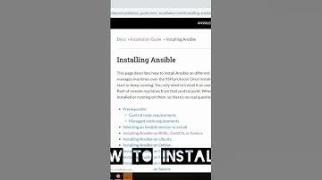 How to Install Ansible
