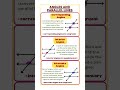 Parallel Lines And Transversal | Angels In Parallel Lines #parallellines #angel #maths #shorts