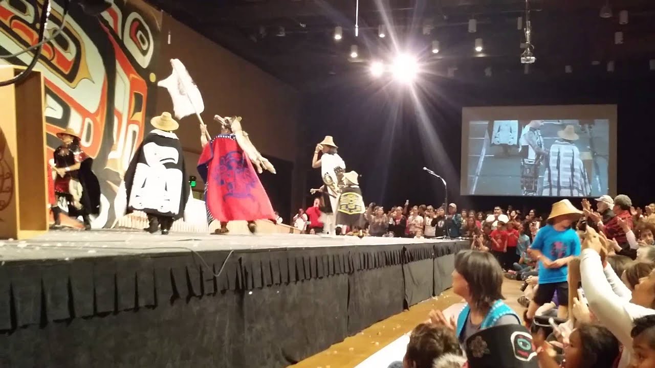 Git hoan entrance & Chief headdress dance - YouTube