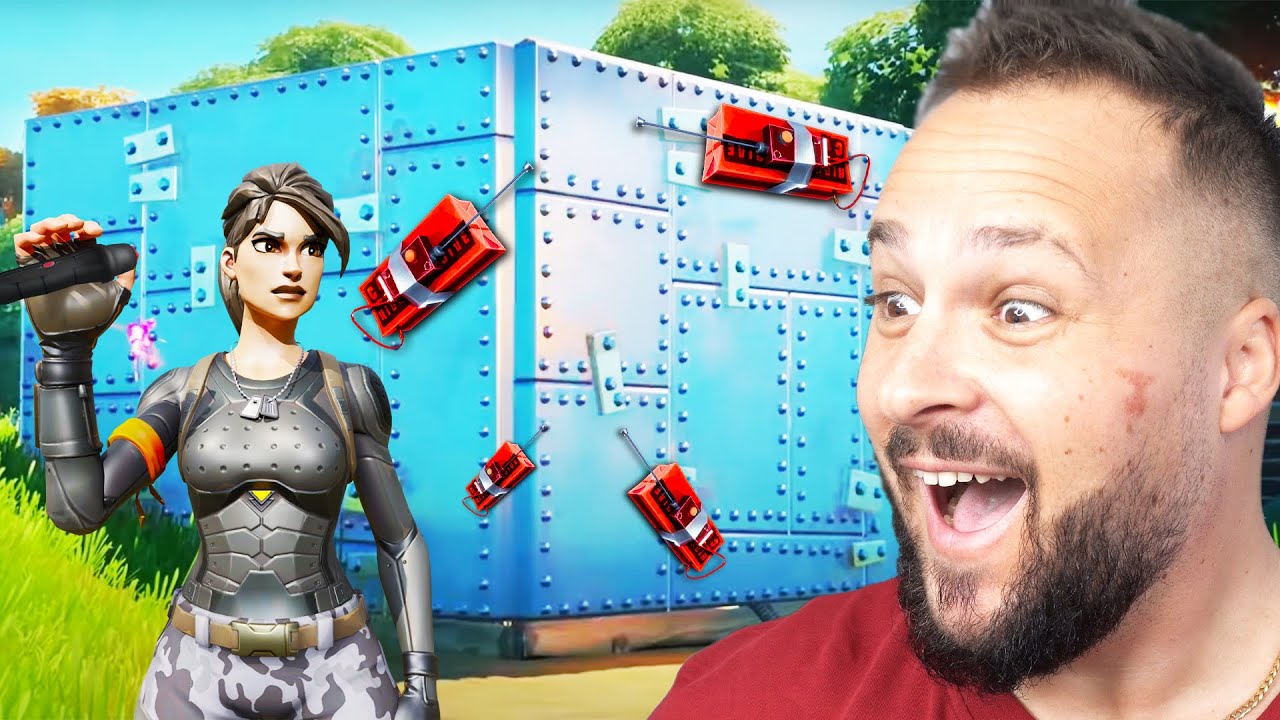 TOP 10 EXPERIMENTE mit *NEUEN* BUNKER WÄNDEN in Fortnite mit ...