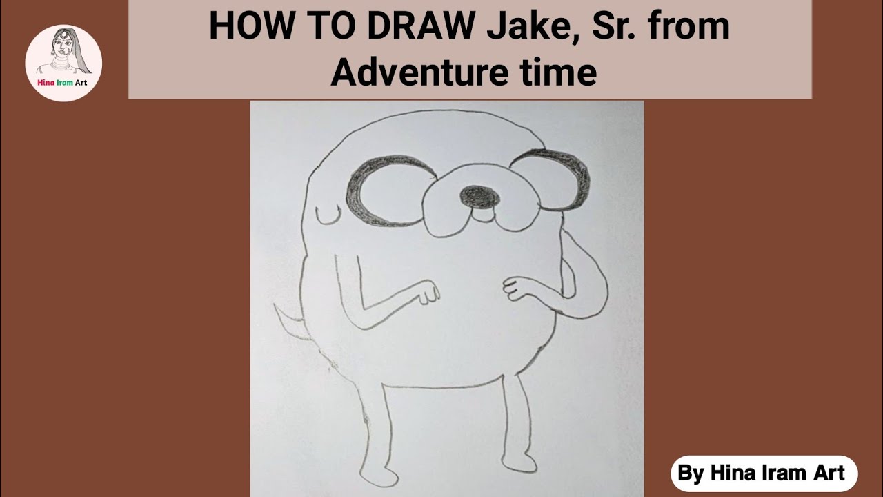 HOW TO DRAW Jake, Sr. From Adventure time 👏 - YouTube