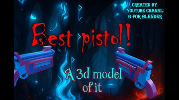 “How to Model a Sci-Fi Gun in Blender | Full Step-by-Step Tutorial for Beginners” #blender #3dart