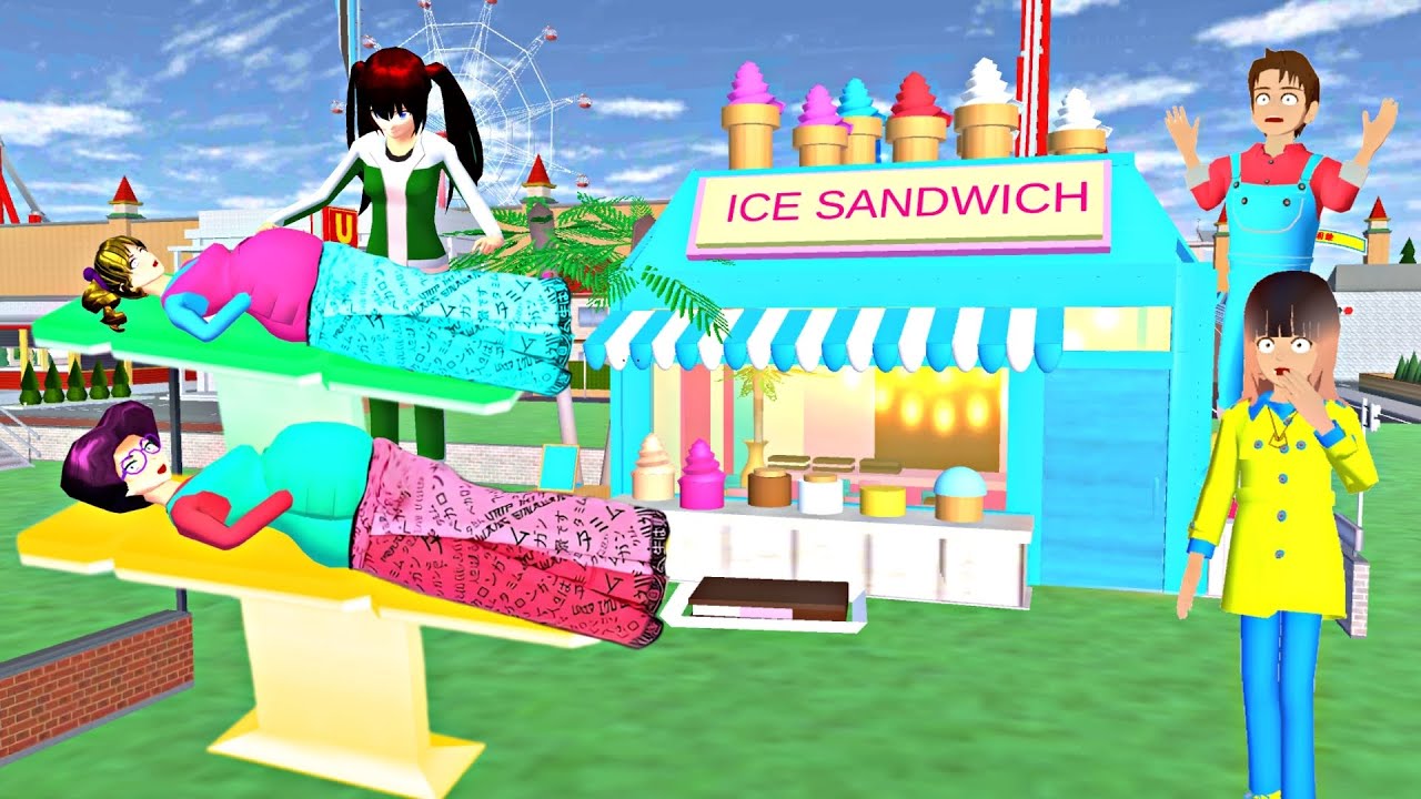Gara Gara Ngidam Es Krim Ibu Hamil Ikut Sunat Massal Yuta Mio Sakura Panik | Sakura School Simulator