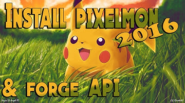 Minecraft: How to install/download Pixelmon/Pokemon Minecraft Mod & Forge API for 1.10.2 (2016)