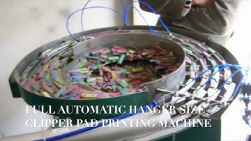DSTAR full automatic plastic hanger size clipper pad printing machine