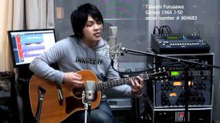 Video thumbnail of "All My loving The Beatles Gibson  古澤剛 1966 J-50 ギブソン J50 takeshi furusawa"